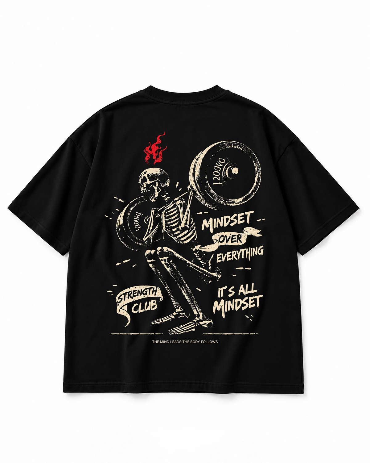 Mindset Over Everything Oversized T-Shirt