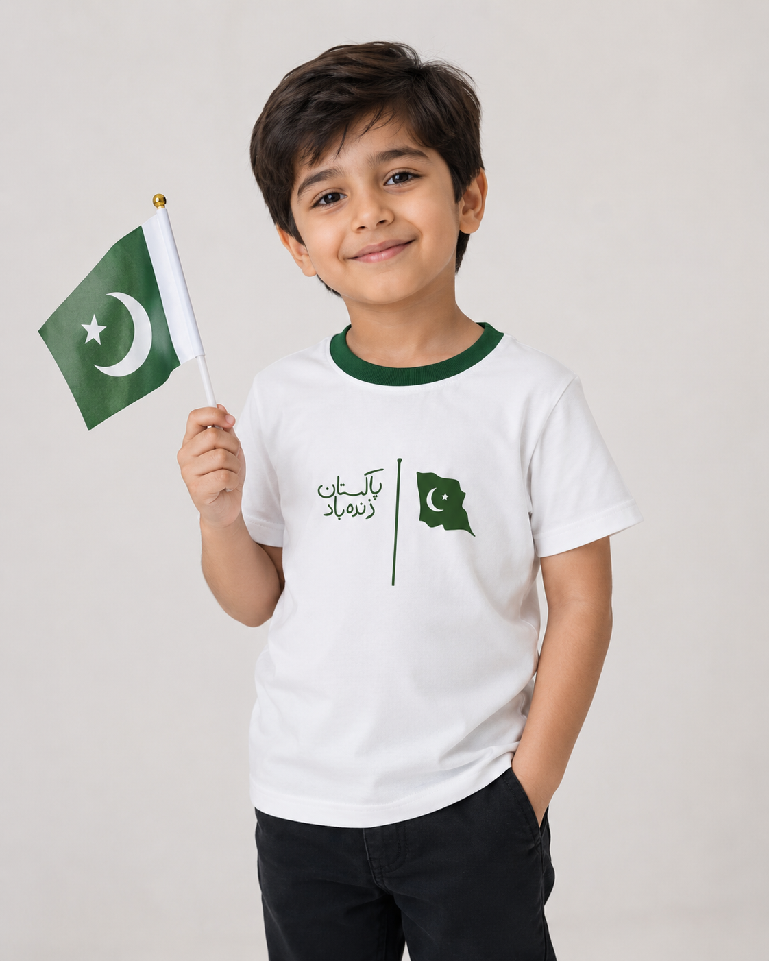 Pakistan Zindabad Ringer T-Shirt