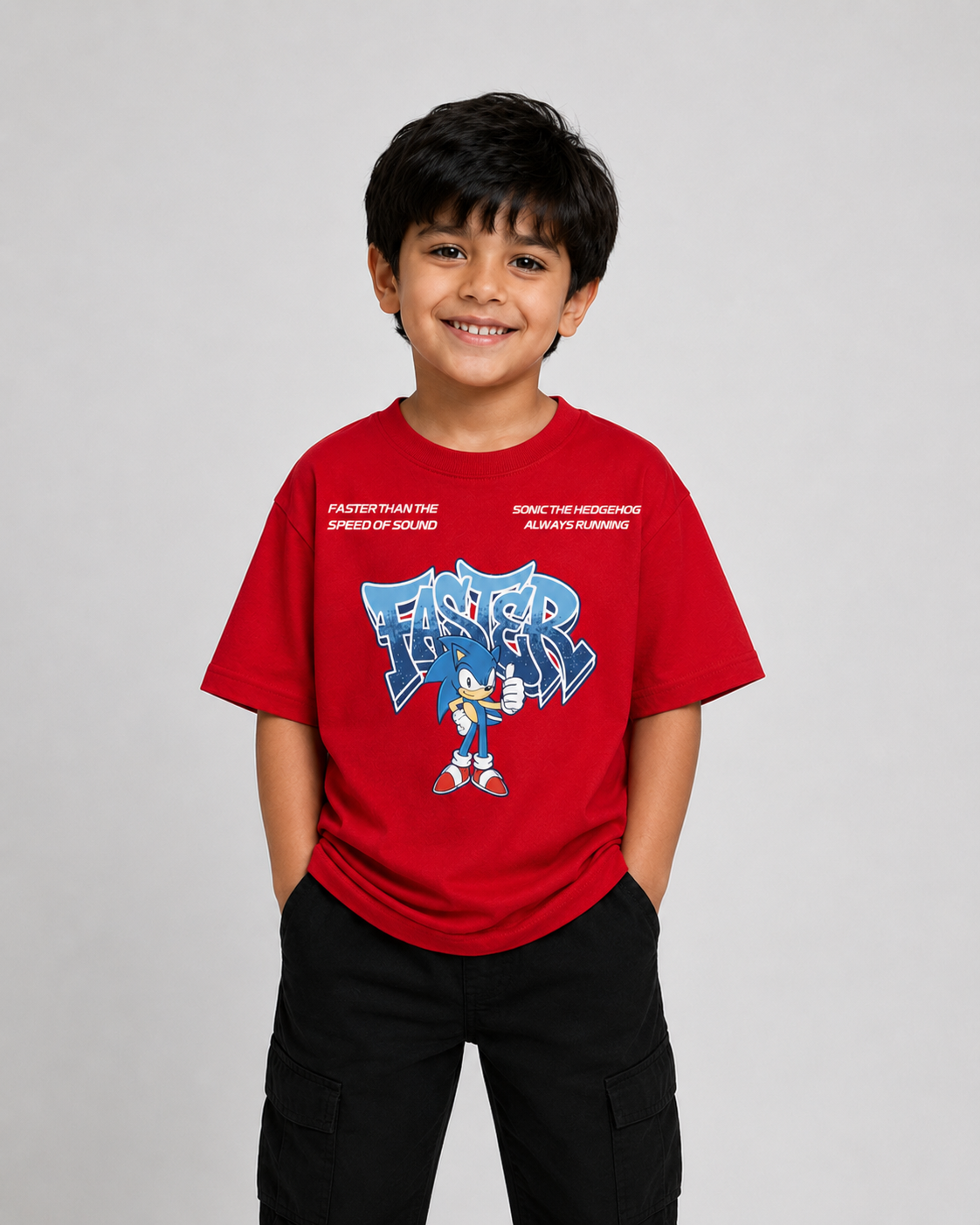 Sonic Graphic Oversize T-Shirt