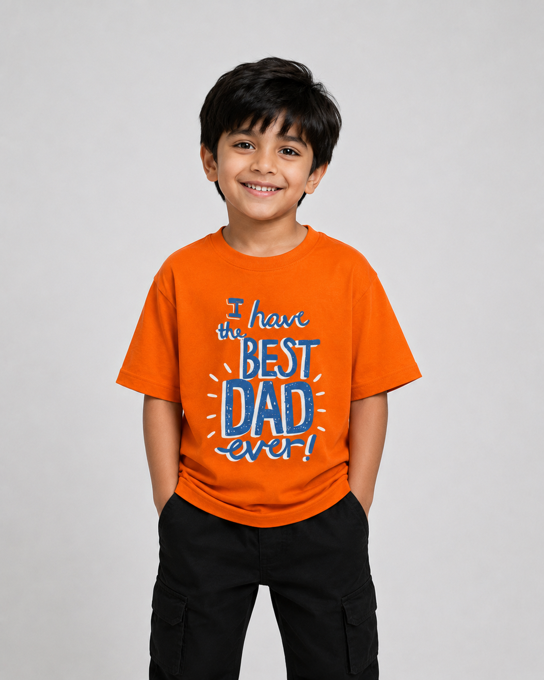 Best Dad Ever Graphic Oversize T-Shirt