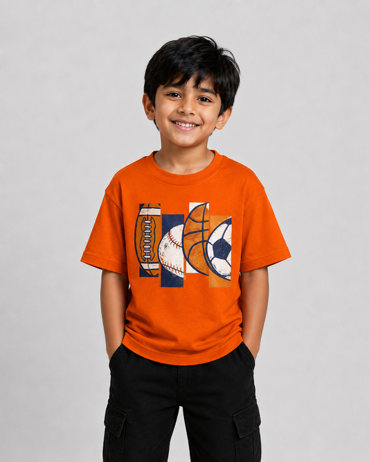 Little Athlete Graphic Oversize T-Shirt