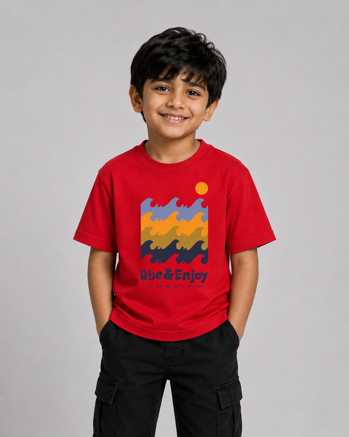 Rise And Enjoy Graphic Oversize T-Shirt