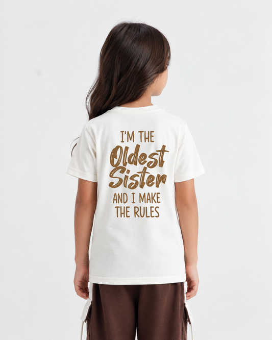 Rules Maker Oldest Sister Graphic T-Shirt