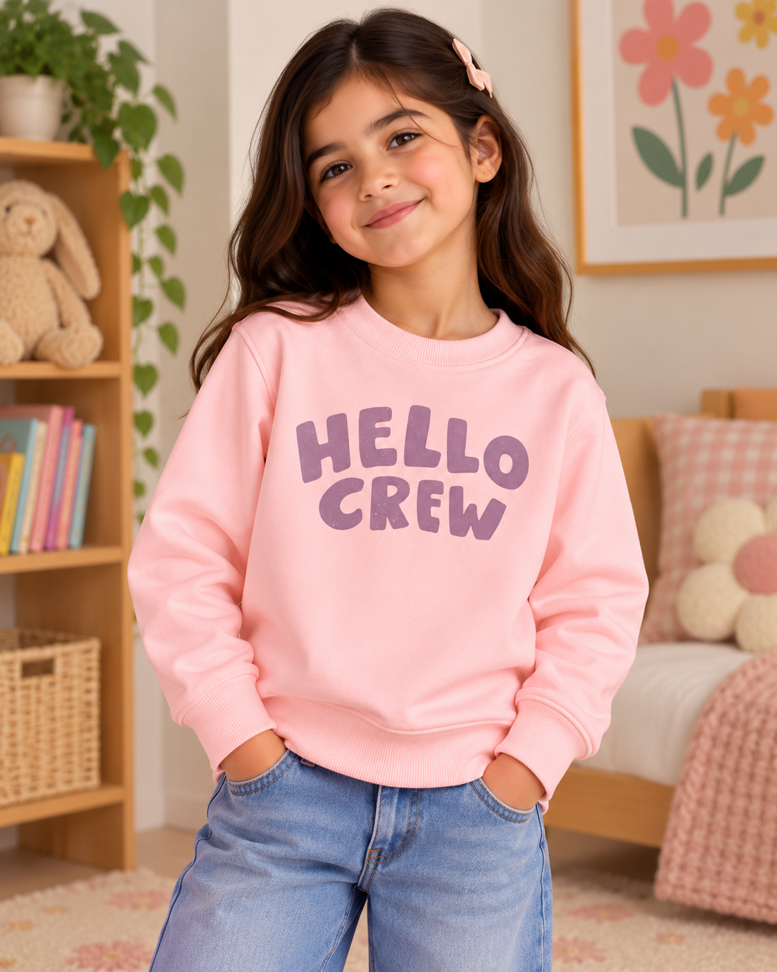 Hello Crew Sweatshirt