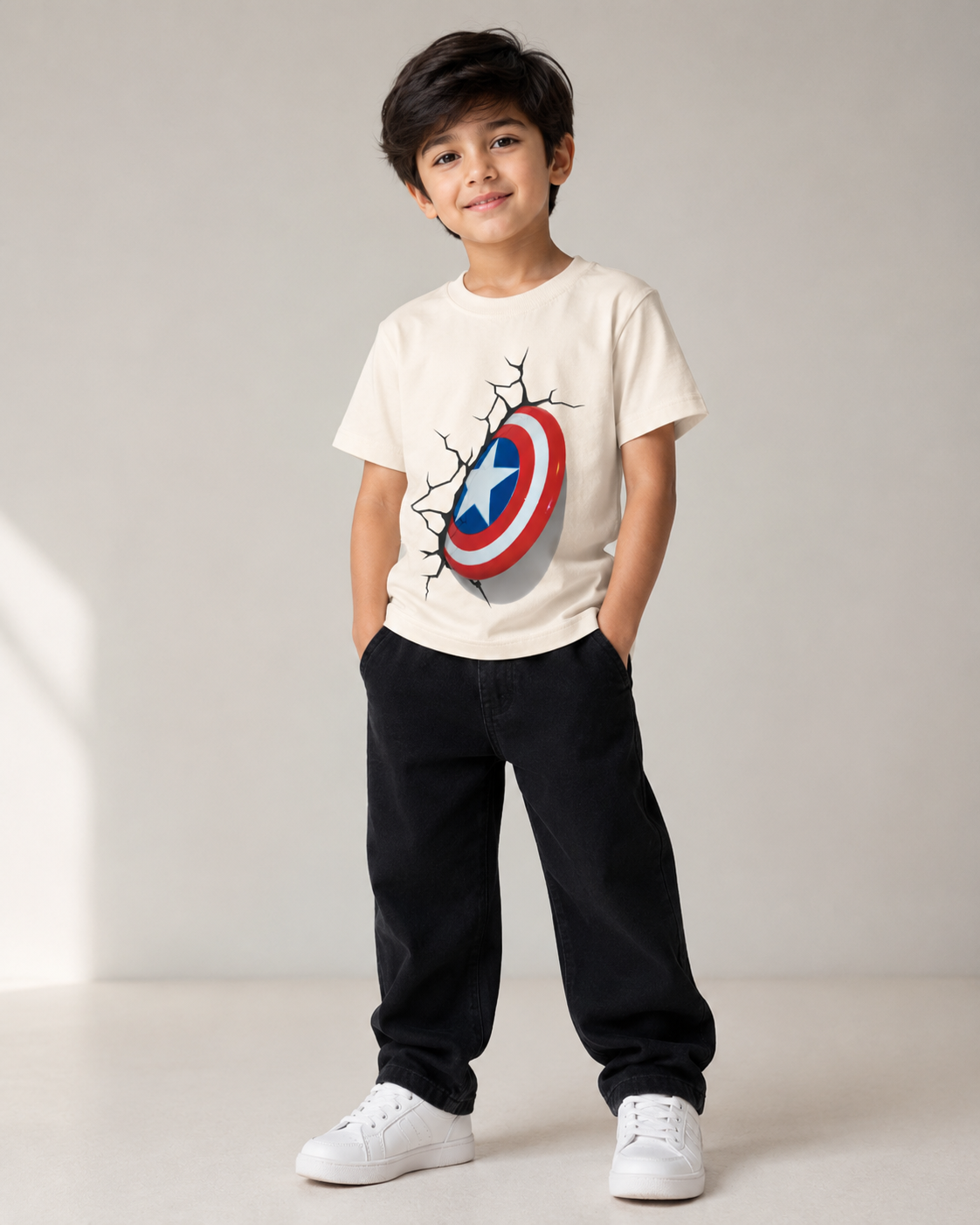 Captain America Shield Graphic T-Shirt