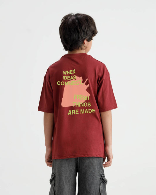 Fresh Ideas Graphic Oversize T-Shirt