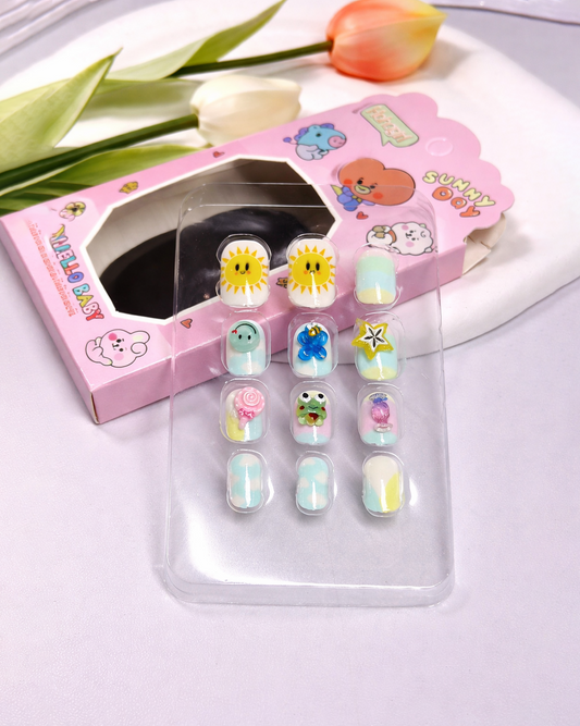 Kids Sun & Candy Nail Set