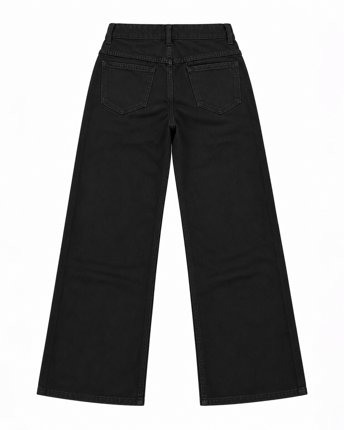 Kids Butterfly Graphic Wide Leg Jeans