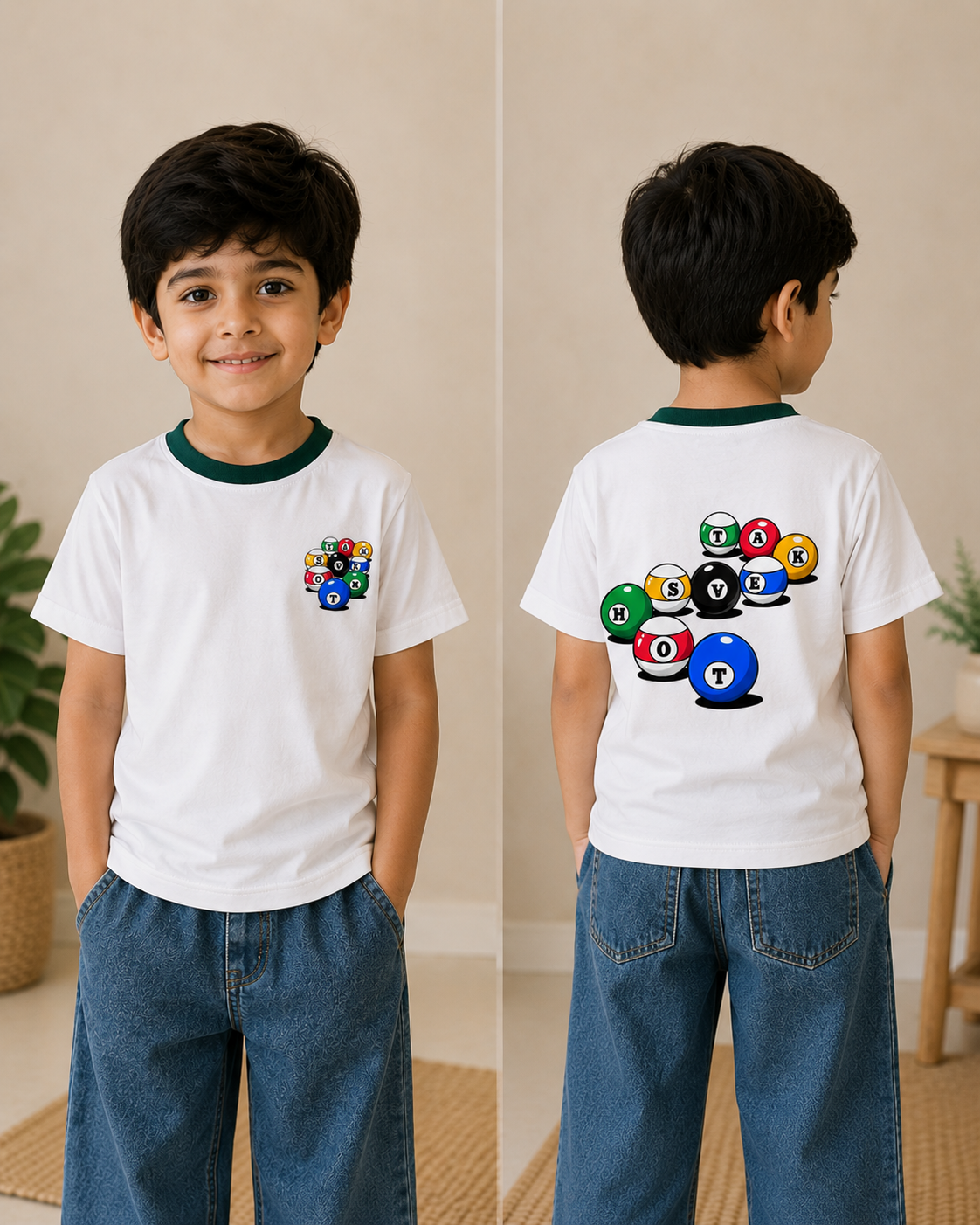 Take The Shot Graphic Ringer T-Shirt