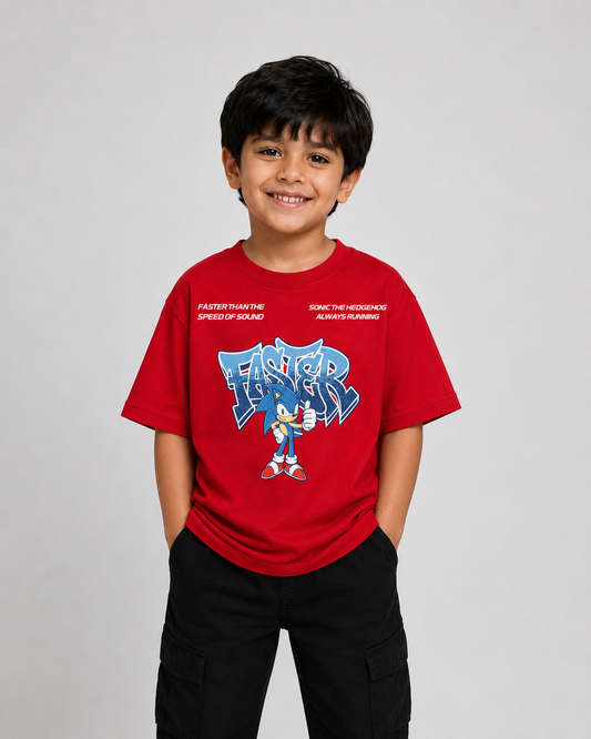 Sonic Graphic Oversize T-Shirt