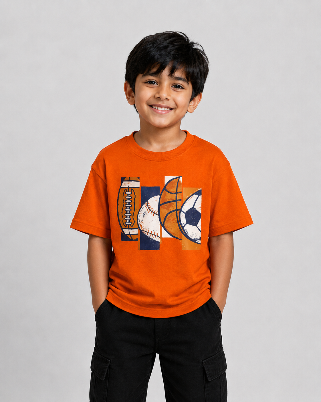 Little Athlete Graphic Oversize T-Shirt