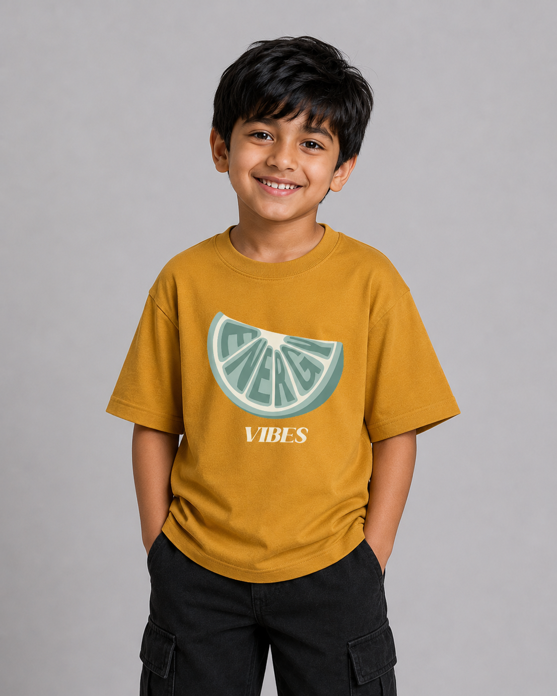 Energy Vibes Graphic Oversize T-Shirt