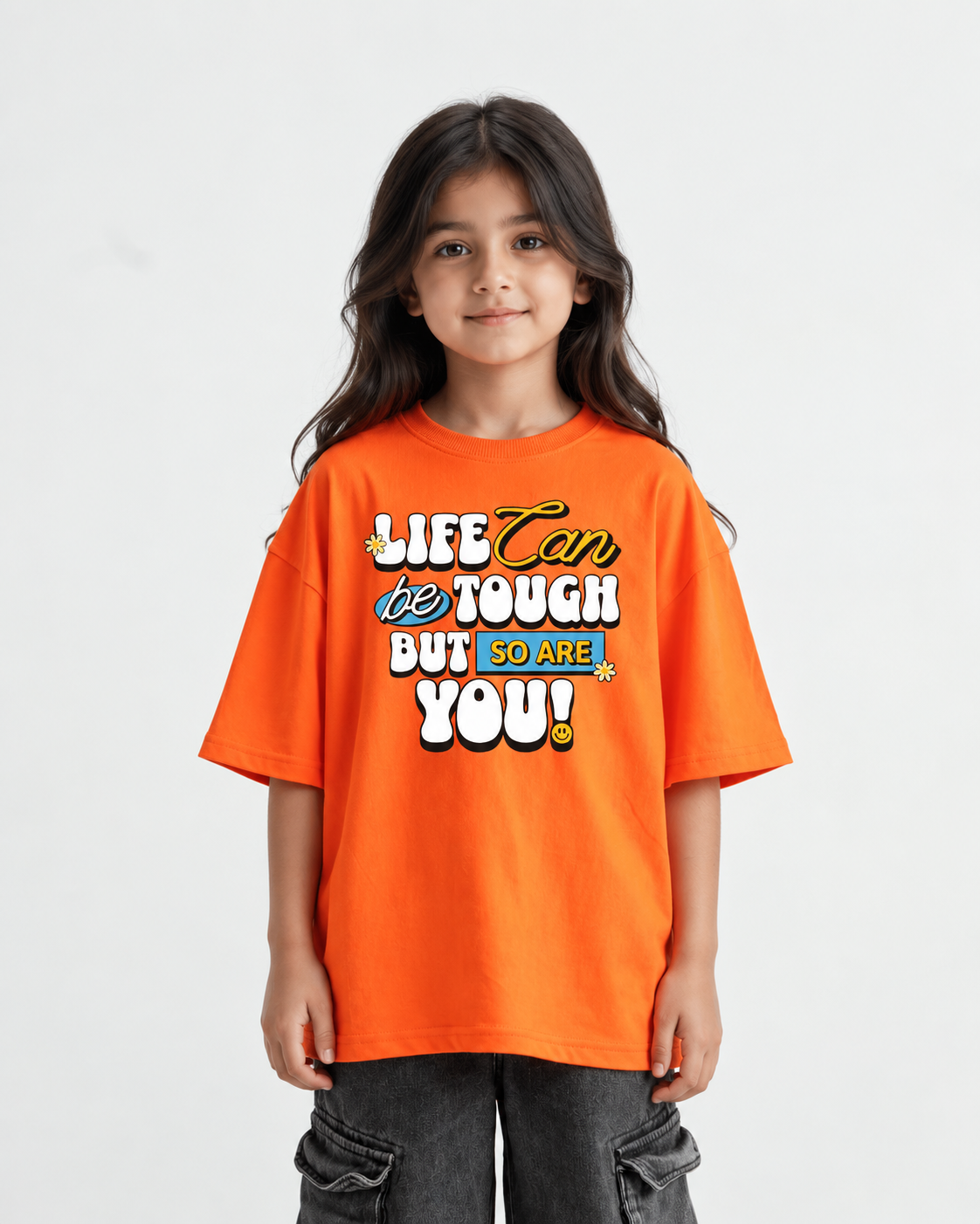 Life Can Be Tough Graphic Oversize T-Shirt