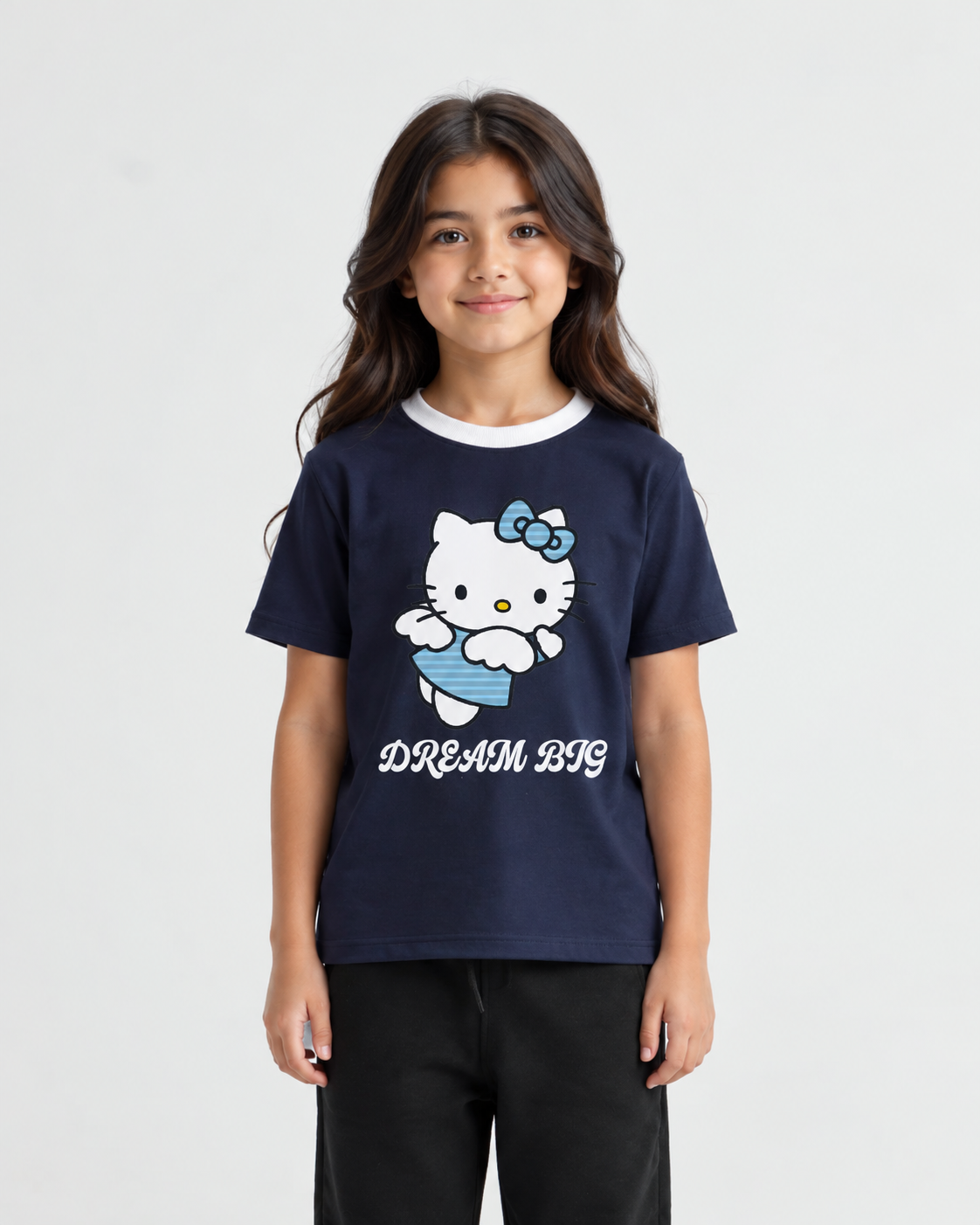 Dream Big Kitty Ringer T-Shirt