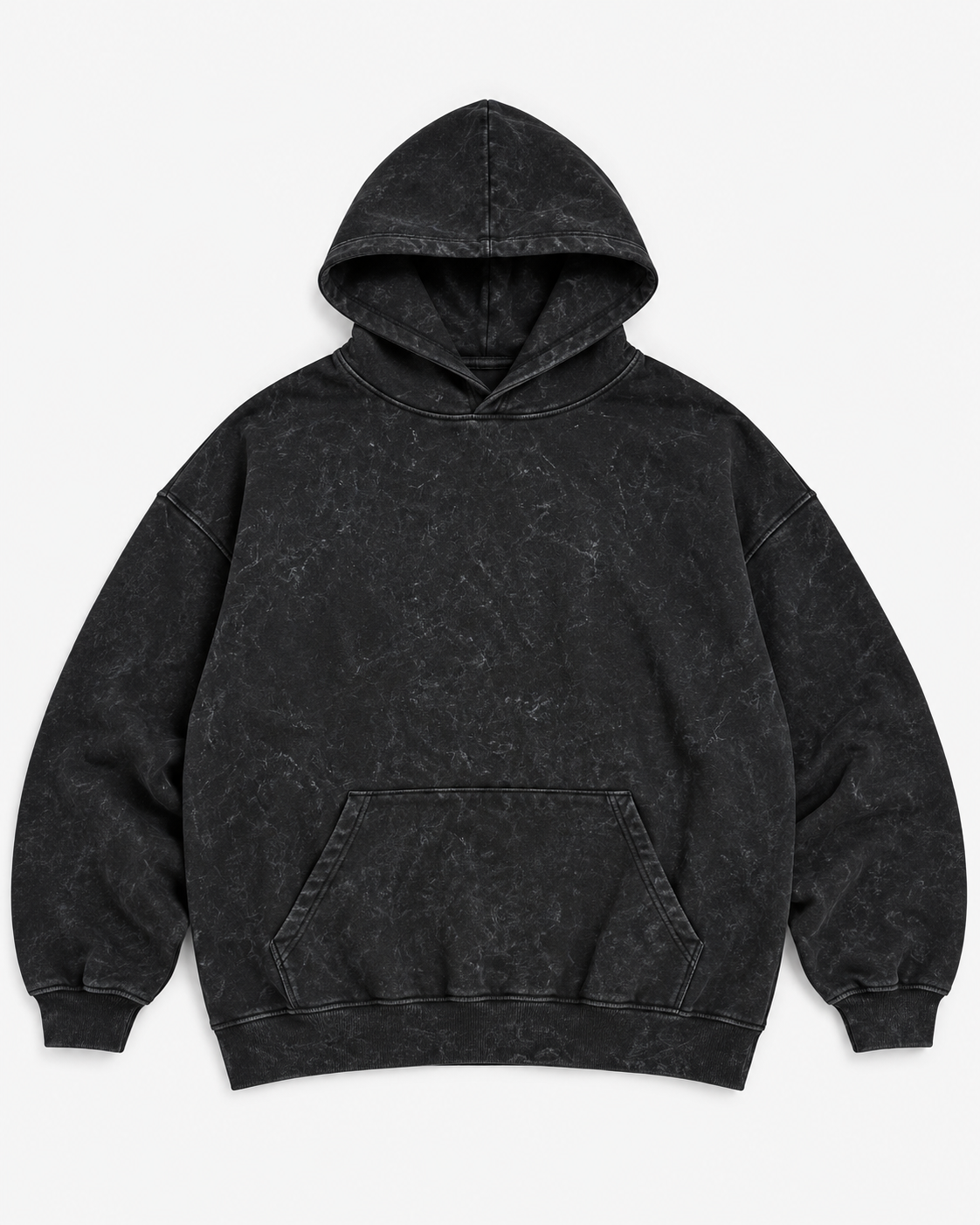 Acid Wash Oversized Hoodie