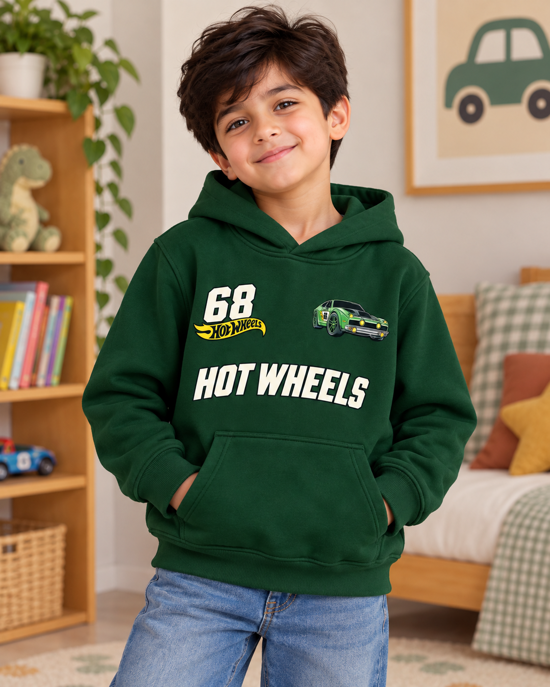 Hot Wheels Racing 68 – Kids Hoodie