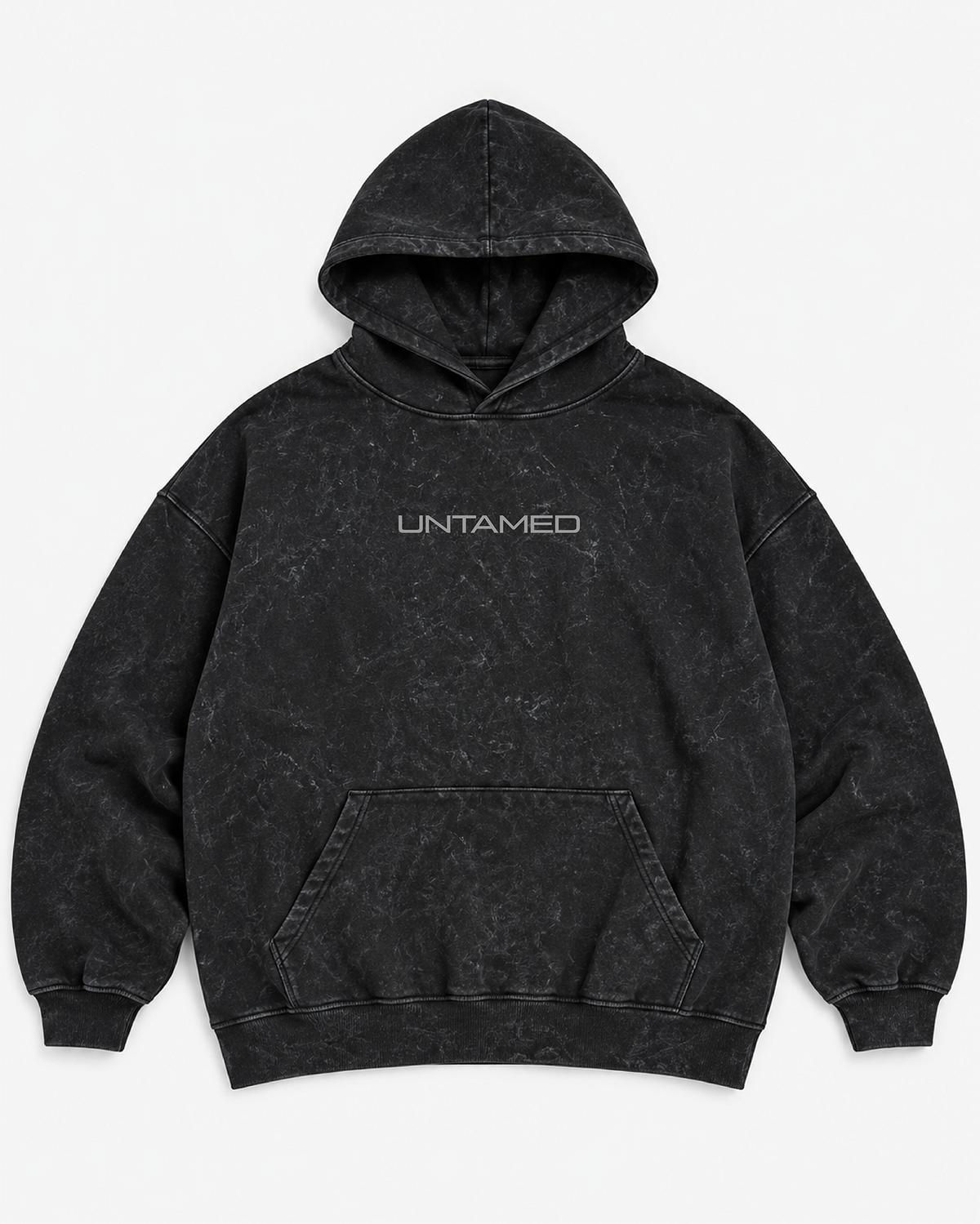 Untamed Tiger – Acid Wash Oversized Hoodie