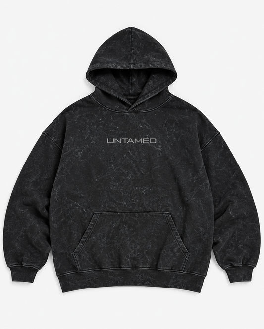 Untamed Tiger – Acid Wash Oversized Hoodie