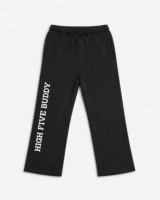 High Five Buddy Black Relaxed Fit Trousers