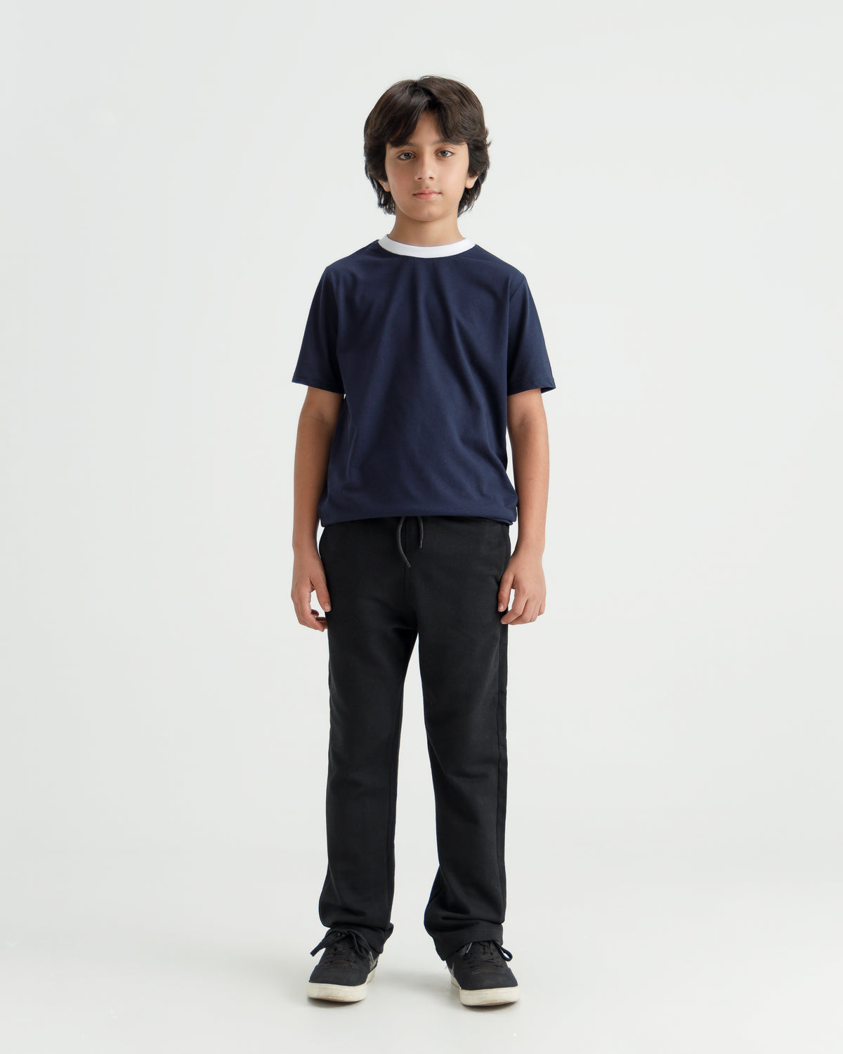 Black Relaxed Fit Trousers