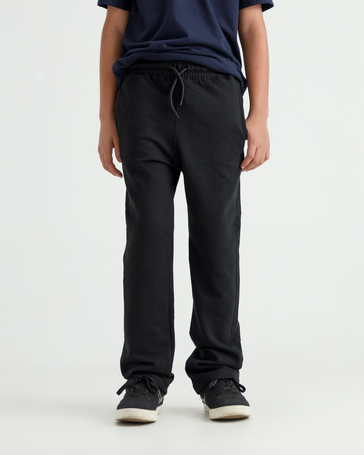 Black Relaxed Fit Trousers