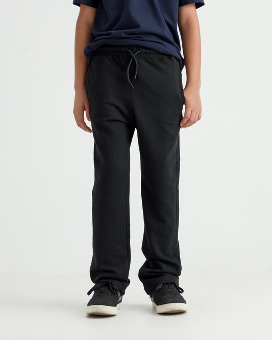 Black Relaxed Fit Trousers
