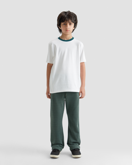 Olive Relaxed Fit Trousers