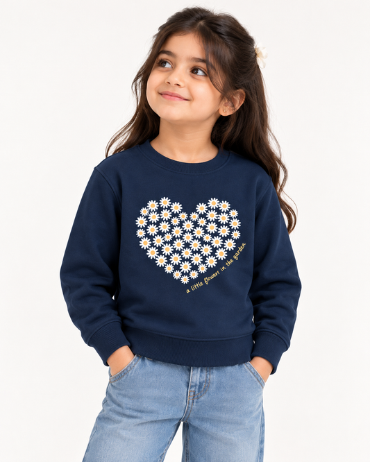 Little Flower in the Garden Sweatshirt