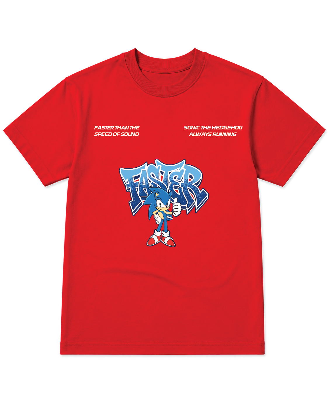 Sonic Graphic Oversize T-Shirt