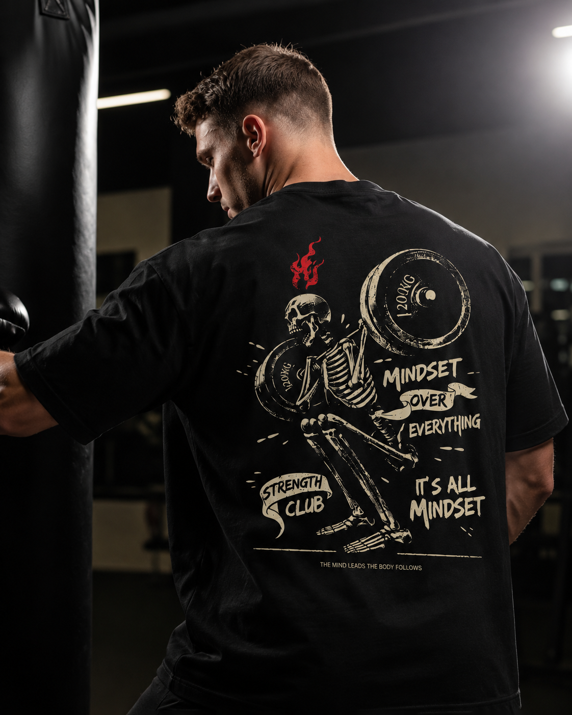 Mindset Over Everything Oversized T-Shirt