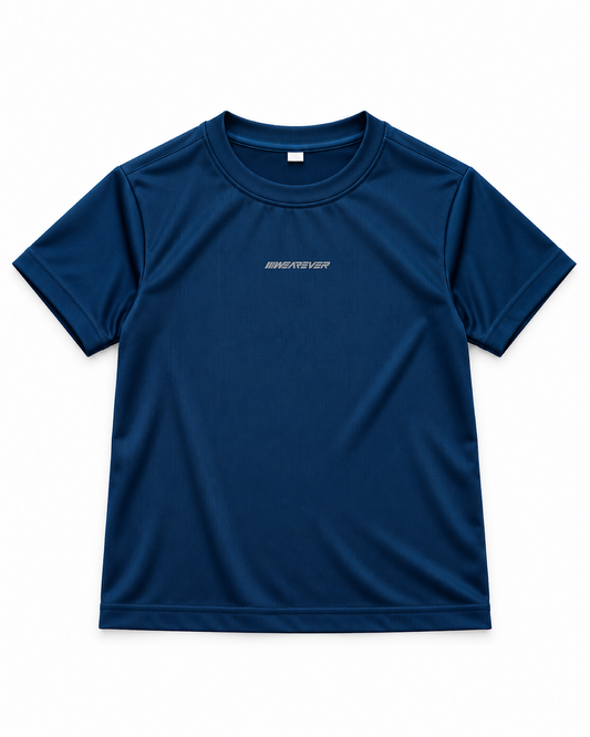 Kids Active Tee – Navy Blue