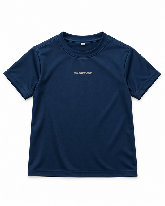 Kids Active Tee – Midnight Blue