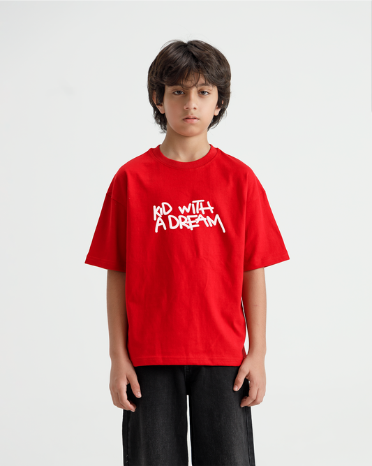 Kid With A Dream Graphic Oversize T-Shirt
