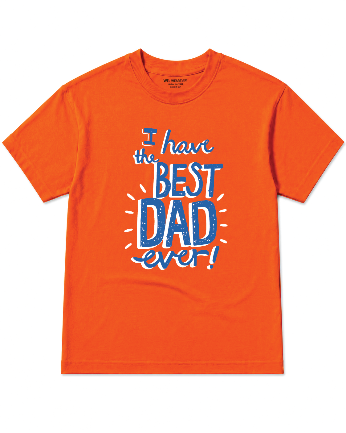 Best Dad Ever Graphic Oversize T-Shirt