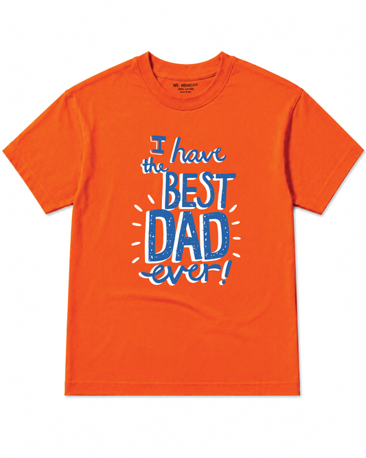 Best Dad Ever Graphic Oversize T-Shirt