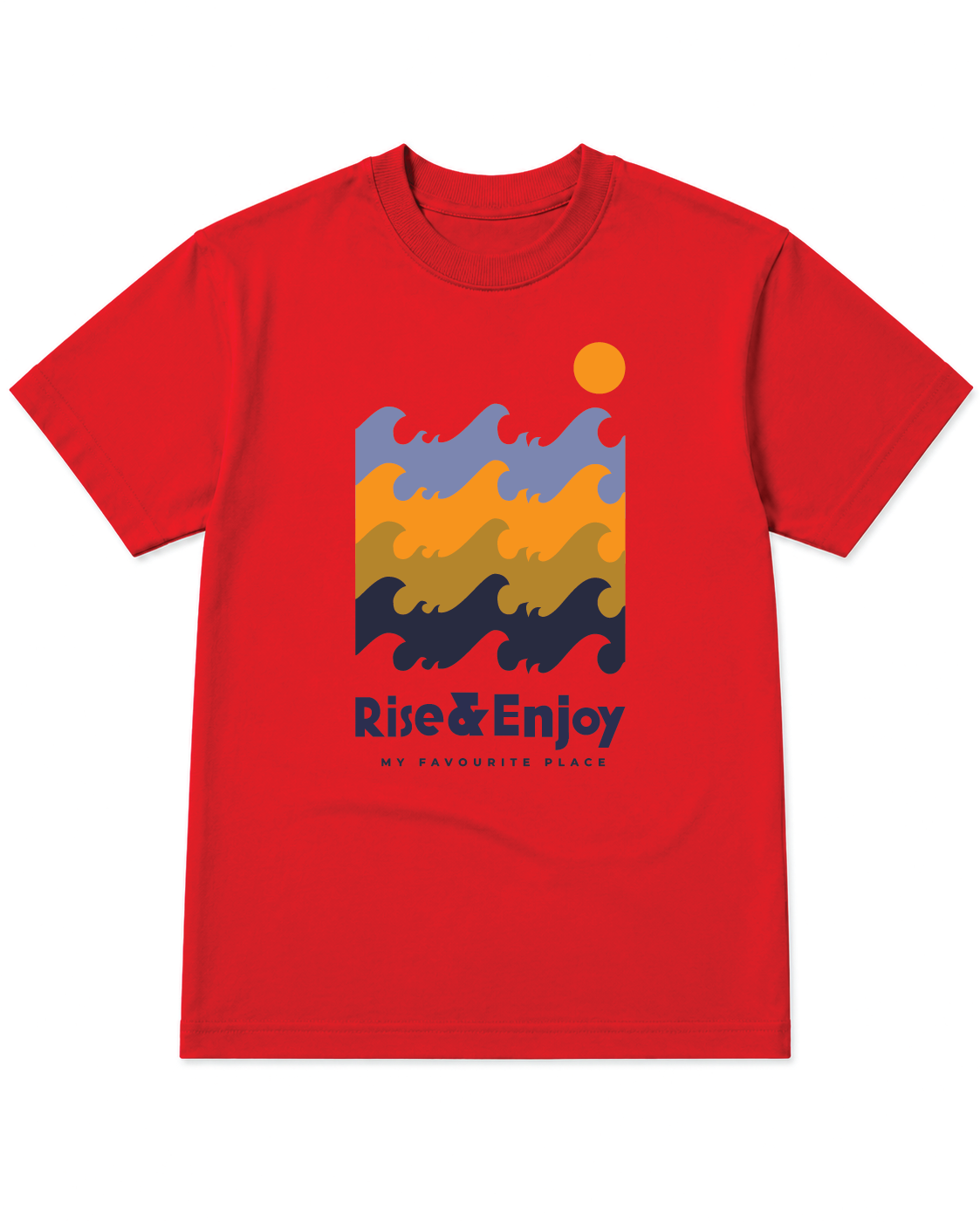 Rise And Enjoy Graphic Oversize T-Shirt