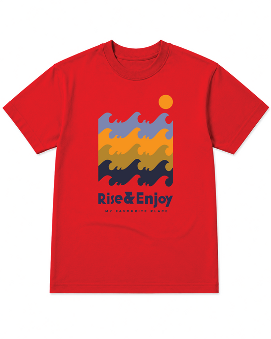 Rise And Enjoy Graphic Oversize T-Shirt