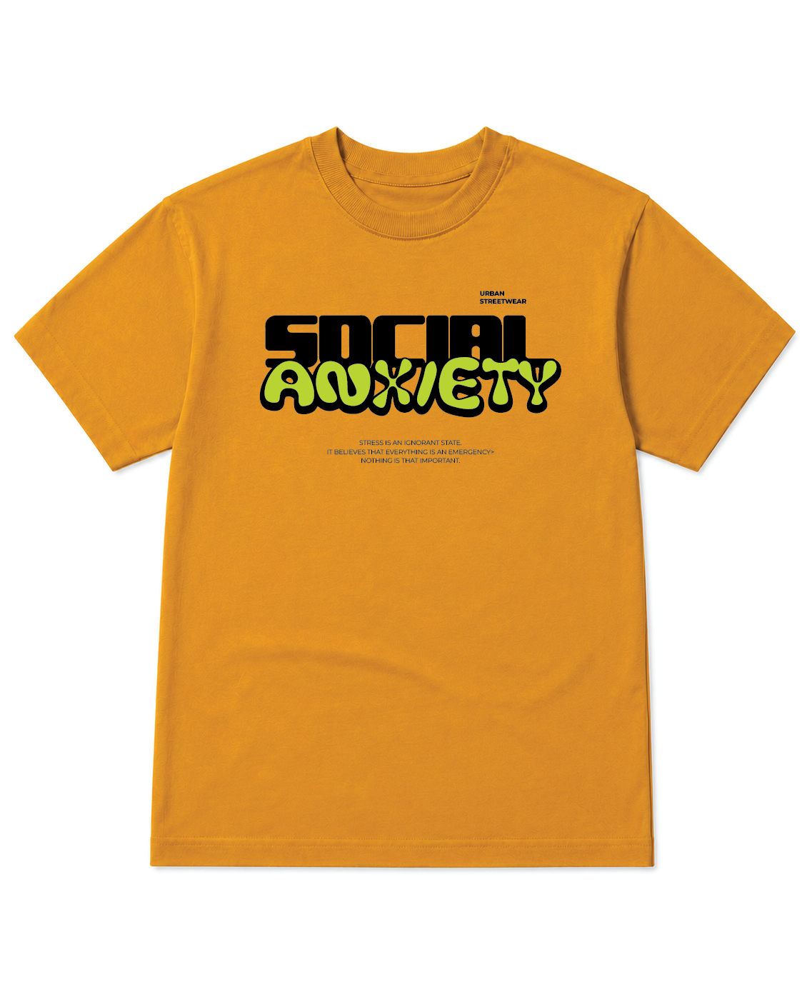 Social Anxiety Graphic Oversize T-Shirt