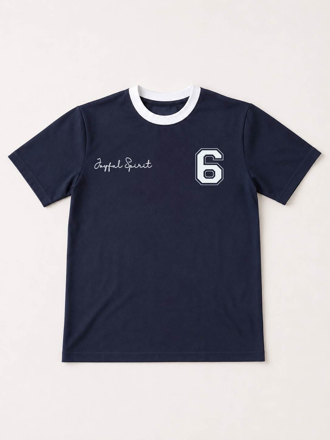 Joyful Spirit 6 Graphic Ringer T-Shirt