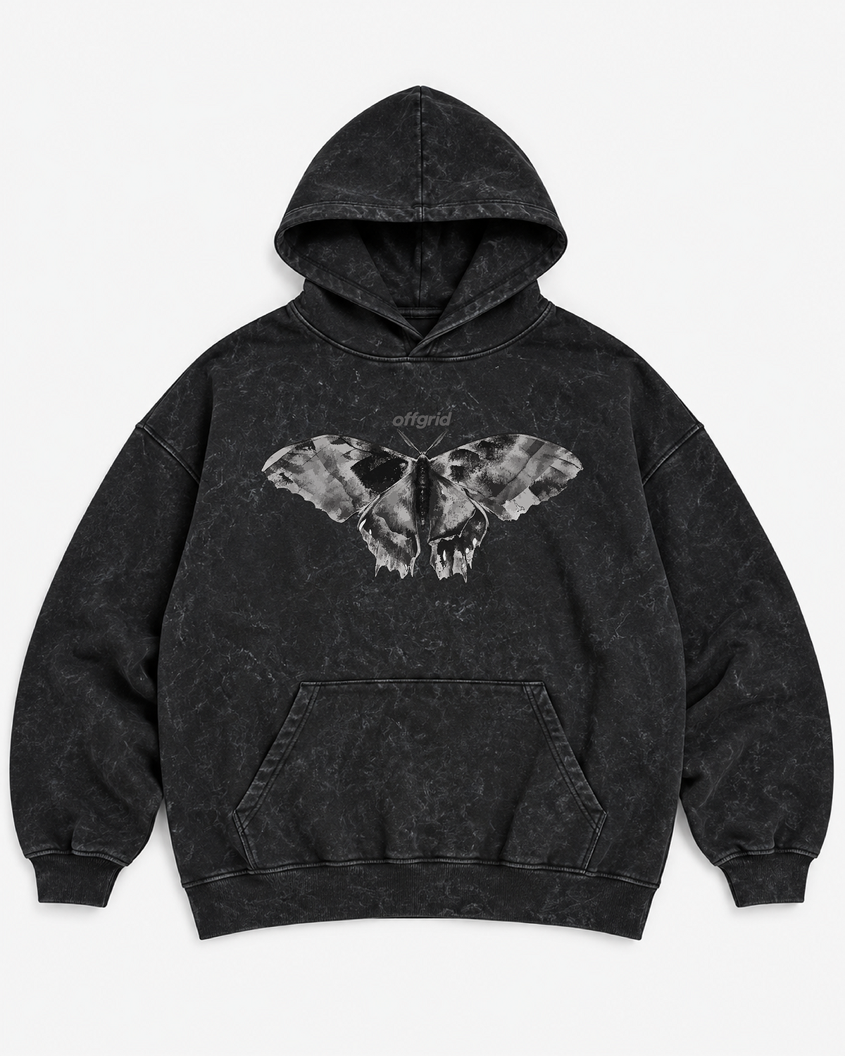 OFFGRID – Acid Wash Oversized Hoodie