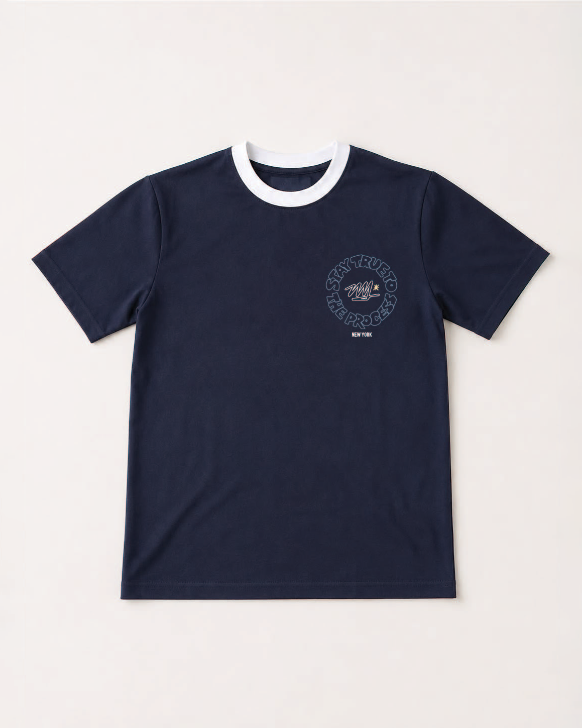 Stay True Graphic Ringer T-Shirt