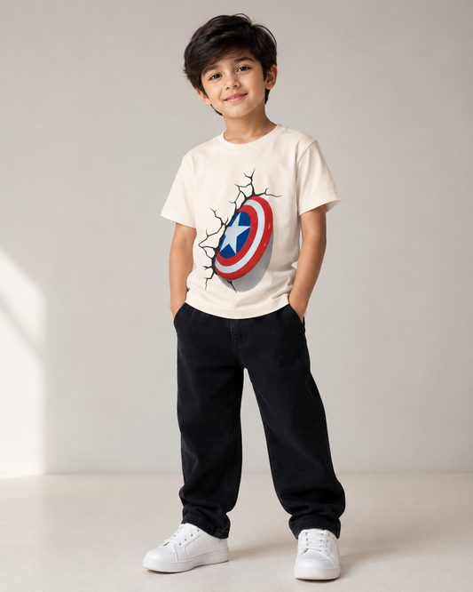 Captain America Shield Graphic T-Shirt