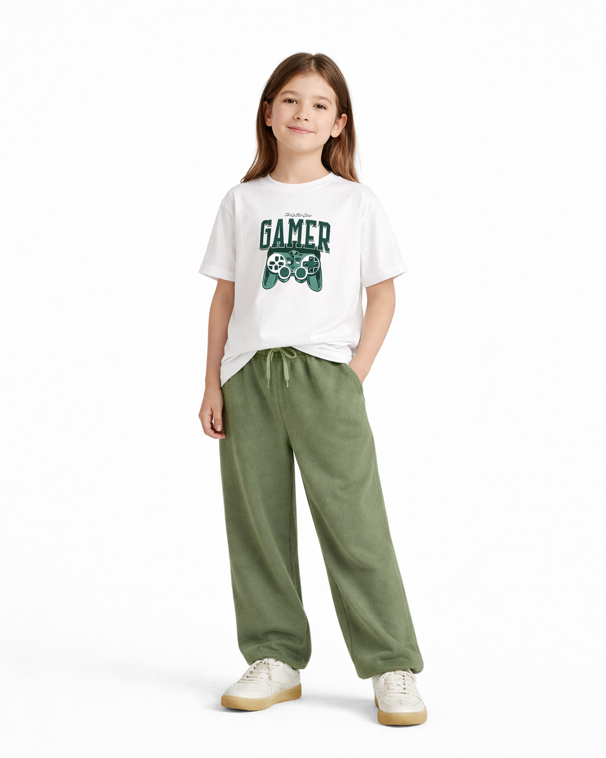 Olive Relaxed Fit Trousers