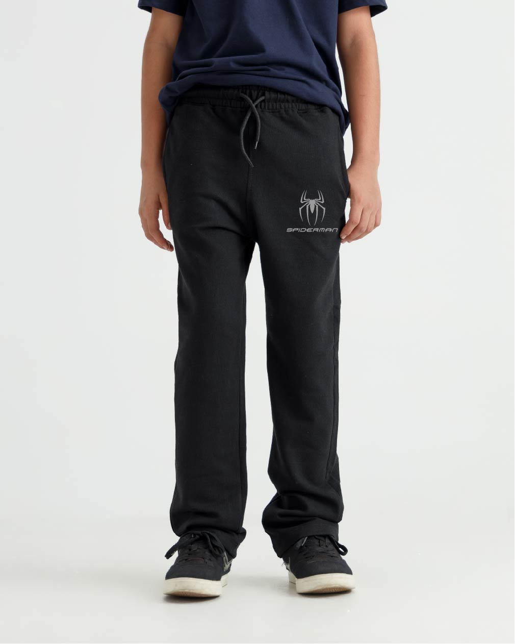 Spiderman Black Relaxed Fit Trousers