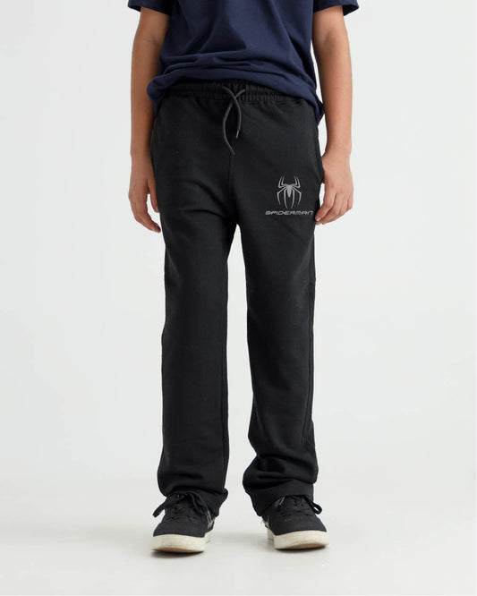 Spiderman Black Relaxed Fit Trousers