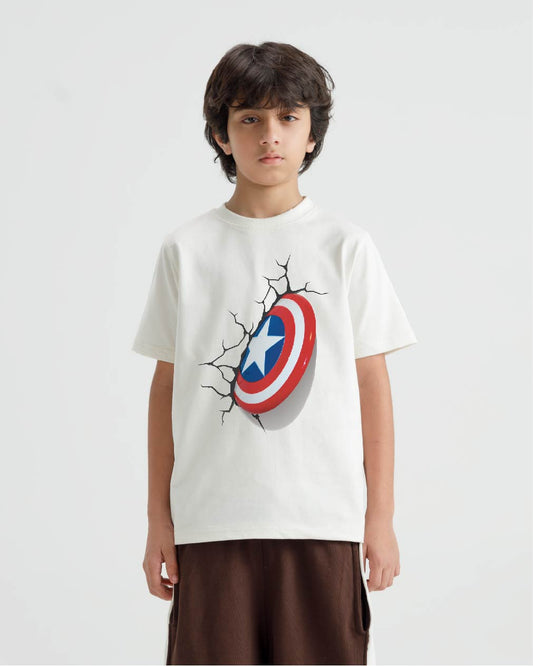 Captain America Shield Graphic T-Shirt