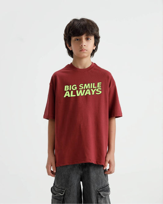 Bright Days Ahead Kids Graphic Overize T-Shirt