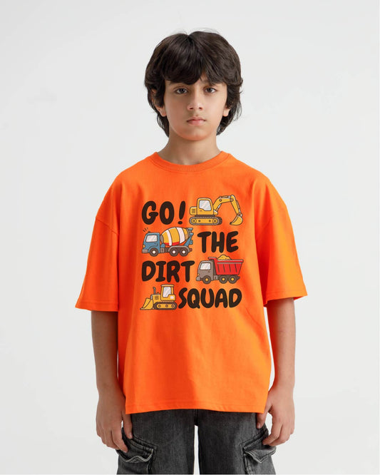 Dirt Squad Graphic Oversize T-Shirt