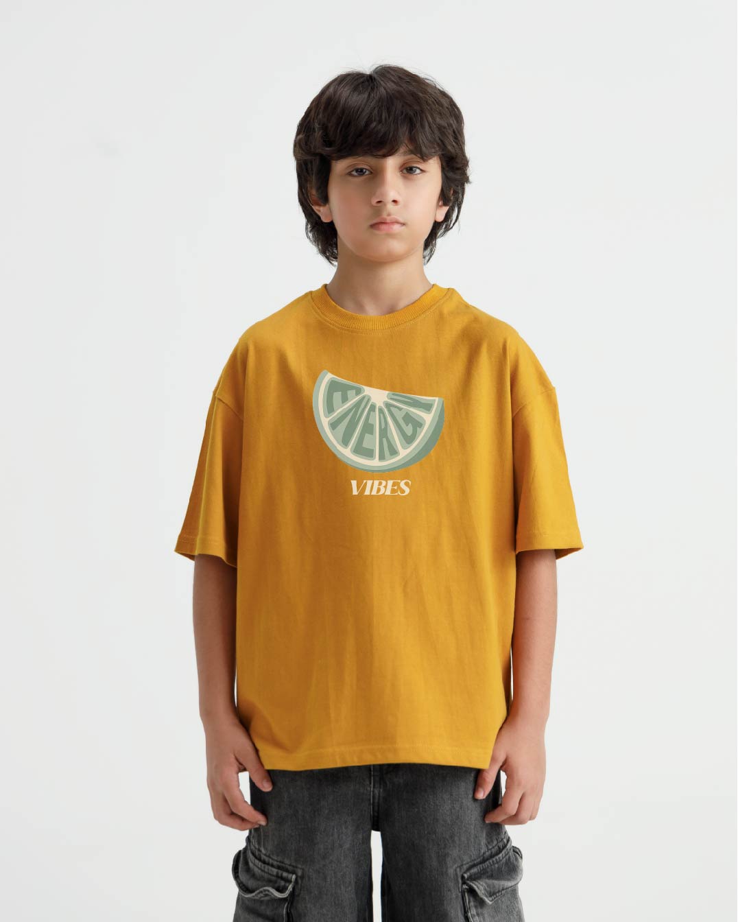 Energy Vibes Graphic Oversize T-Shirt