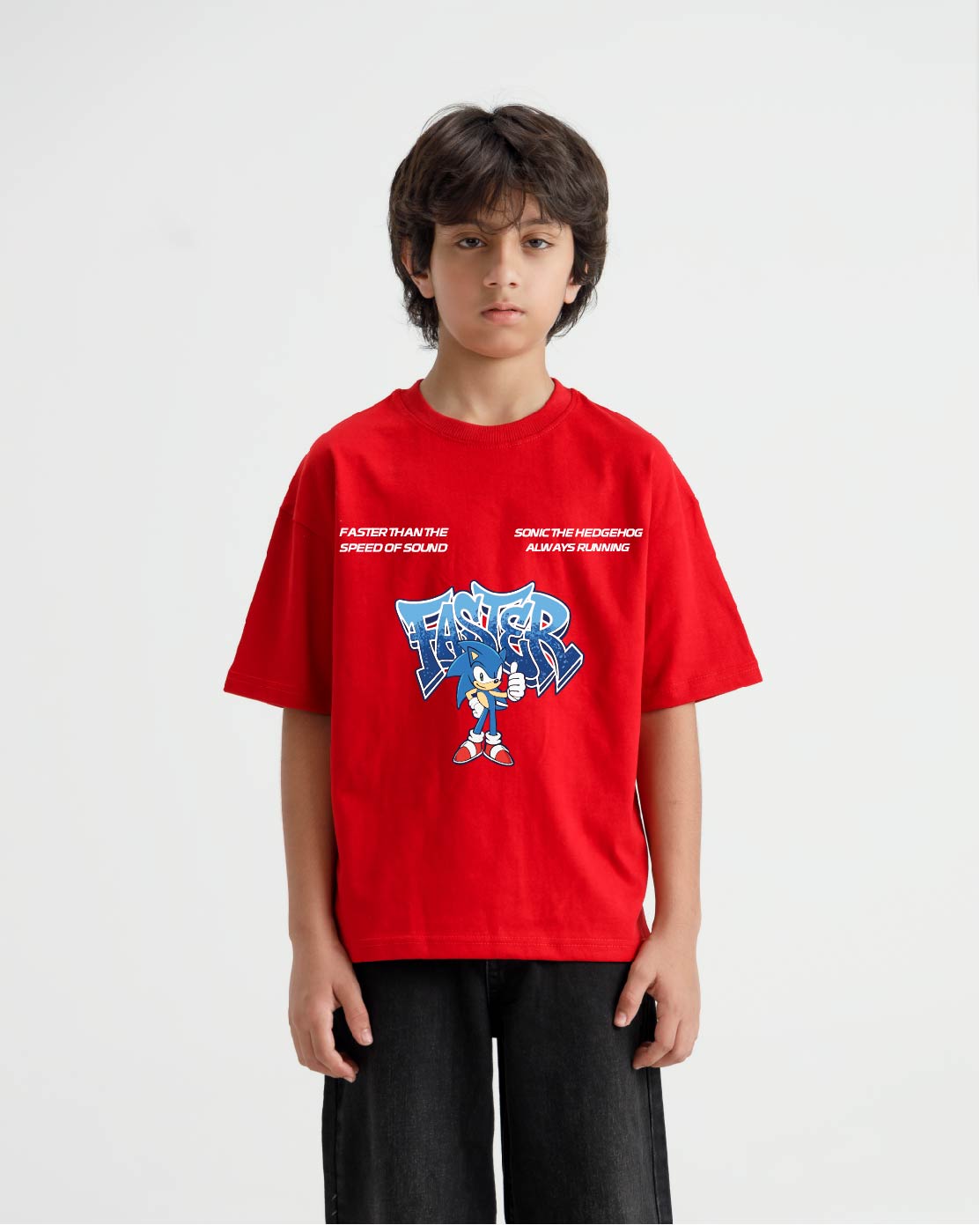 Sonic Graphic Oversize T-Shirt